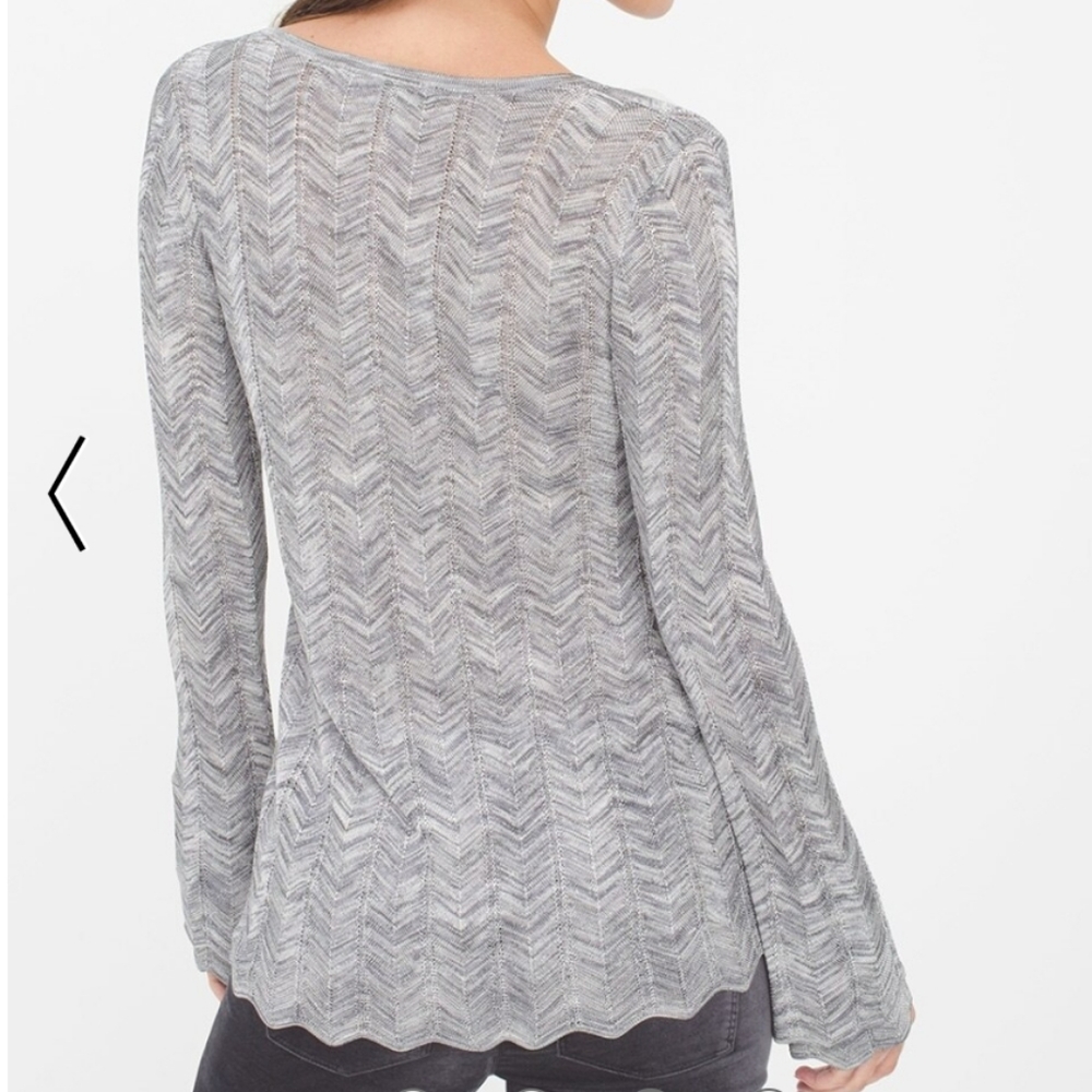 WHBM Metallic Knit Tunic - Picture 2 of 9